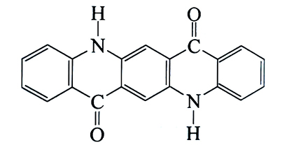 顏料紫19分子結(jié)構(gòu)圖